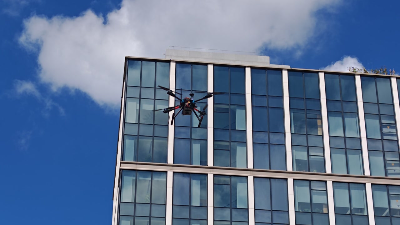 Tongji MRL UAV preparing for takeoff and flying in a field test sequence